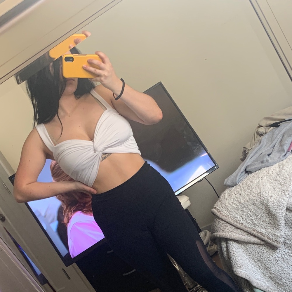 PLT shape collection cropped wrap top